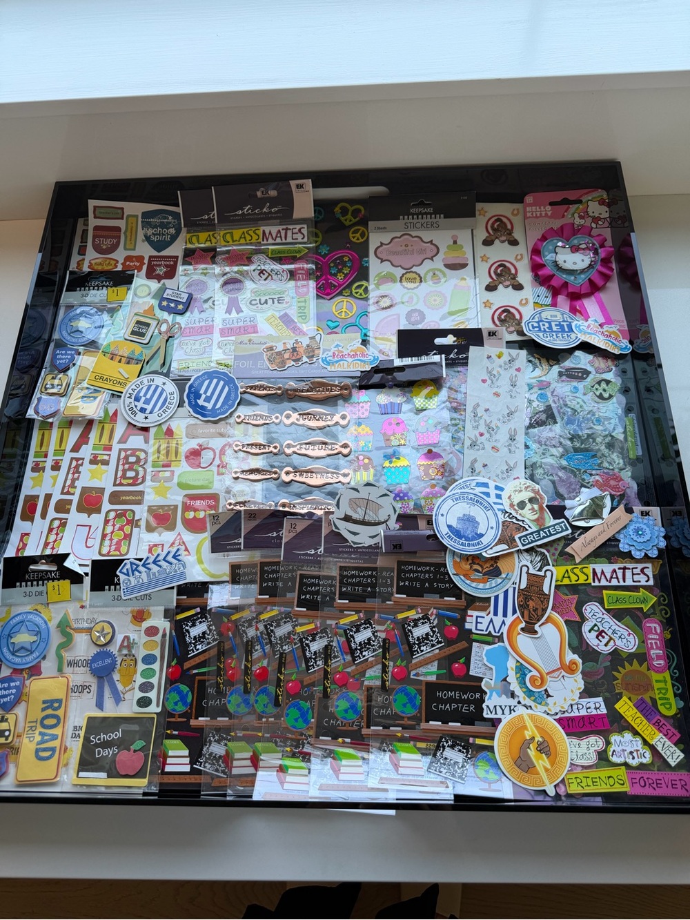 Assorted Scrapbooking Stickers